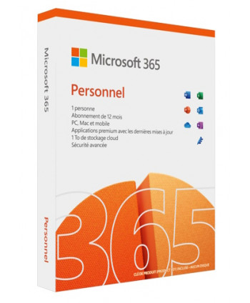 Microsoft Office 365 Personnel 1 an 1 utilisateur