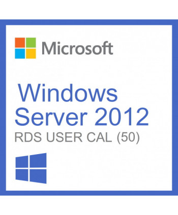 Windows Server 2012 Remote Desktop Services (RDS) 50 user connections (Microsoft) 