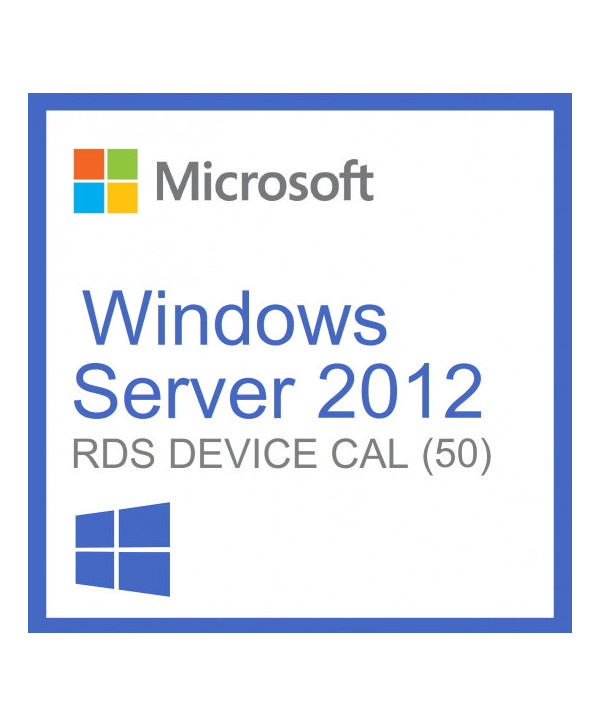 Windows Server 2012 Remote Desktop Services (RDS) 50 device connections (Microsoft) 